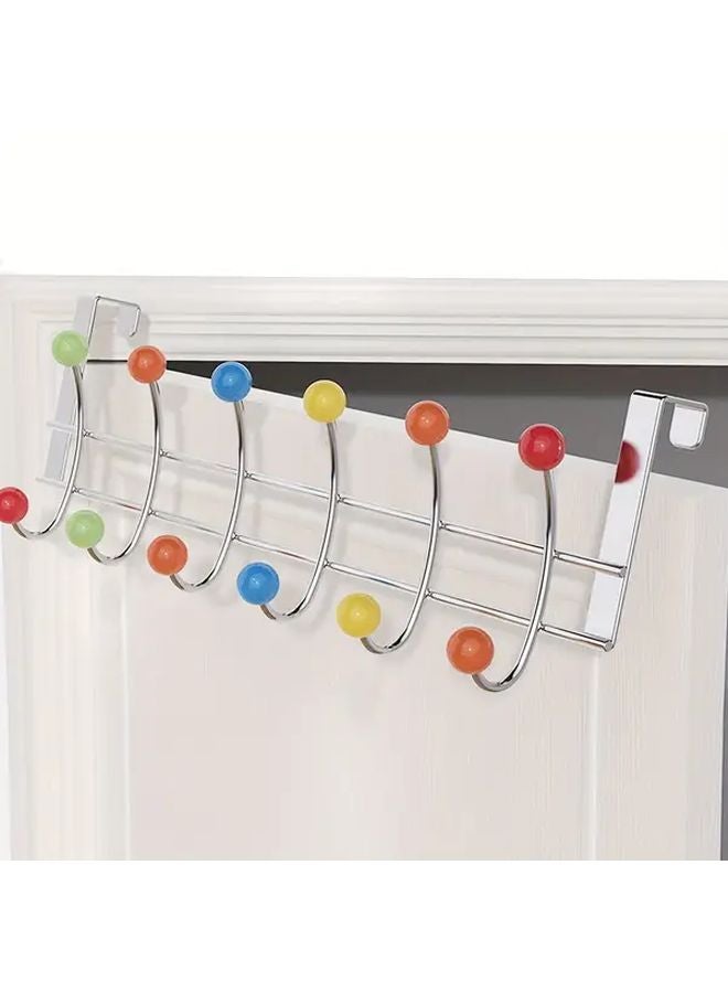 10 Pack No Drill Door Hanging Hooks Ceramic Knob for Bathroom Bedroom Laundry Room - Image 5